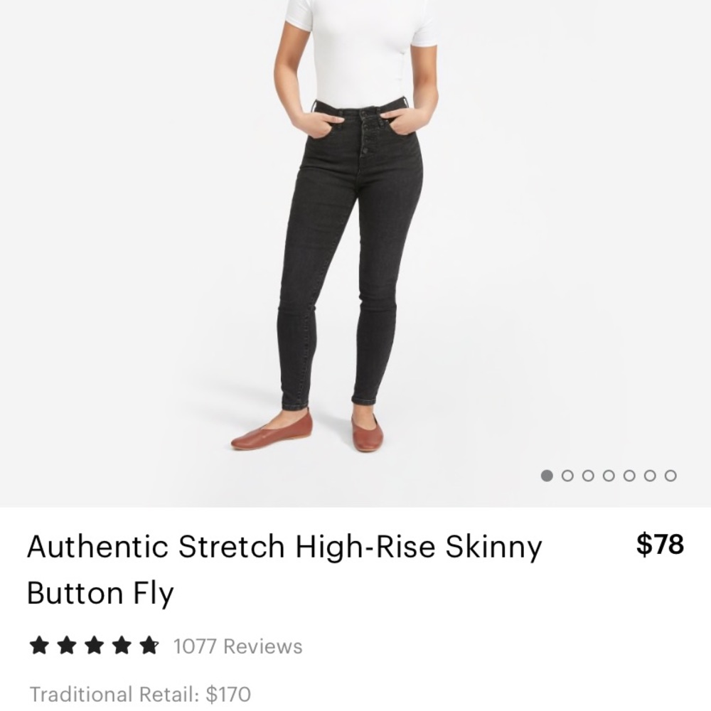 Everlane Washed Black jeans